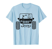 Load image into Gallery viewer, A girl her Boston Terrier her Jeep Dog Lover Jeep Girl Shirt