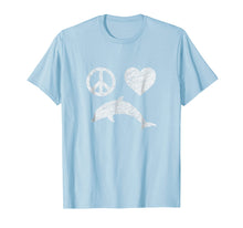 Load image into Gallery viewer, Dolphin Shirt PEACE LOVE DOLPHINS Girls Women Vintage Gift