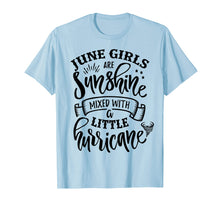 Load image into Gallery viewer, June Girls Are Sunshine Mixed Little Hurricane T-Shirt