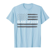 Load image into Gallery viewer, Class of 2019 T-Shirt American Flag Senior Graduation Gifts