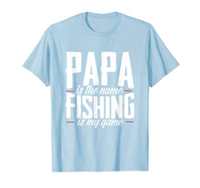 Load image into Gallery viewer, Papa Fishing Father Daddy Game Shirt