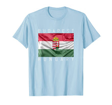 Load image into Gallery viewer, Budapest T-Shirt Flag of Hungary with Coat of Arms Souvenir