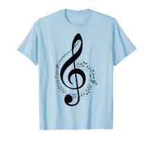 Load image into Gallery viewer, Treble clef Music Note t shirt