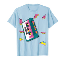 Load image into Gallery viewer, Vintage Cassette Tape T-Shirt in 80s 90s Retro Neon Style