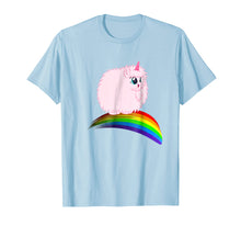 Load image into Gallery viewer, Fat Unicorn Walking on the rainbow funny T shirt