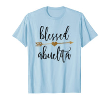 Load image into Gallery viewer, Gold Arrow Blessed Abuelita Shirt Announcement Shirt