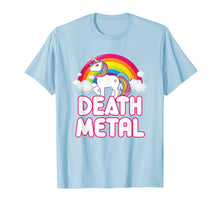 Load image into Gallery viewer, Funny Death Metal Rainbow Unicorn T-Shirt