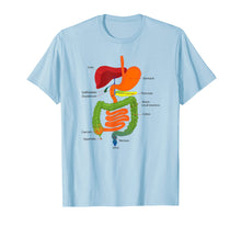 Load image into Gallery viewer, Digestive System medical biology science anatomy t-shirt tee
