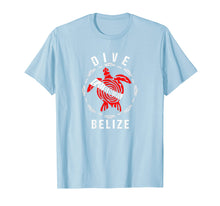 Load image into Gallery viewer, Dive Belize TShirt Vintage Tribal Turtle Gift TShirt