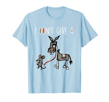 Load image into Gallery viewer, I DON'T GIVE A RAT ASS MOUSE WALKING DONKEY TSHIRT