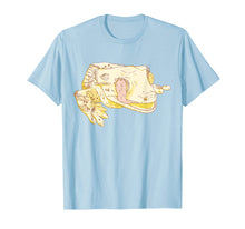 Load image into Gallery viewer, Crested Gecko Lizard with Tattoos Licking Eyeball T-Shirt