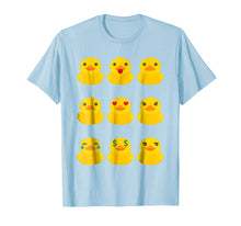 Load image into Gallery viewer, Cute Yellow Ducklings Emoji T-Shirt