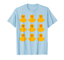 Load image into Gallery viewer, Rubber Ducky Emojis Shirt | Cool Duck Bath Toy T-shirt Gift
