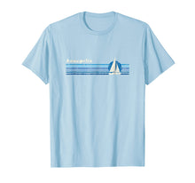 Load image into Gallery viewer, Annapolis MD T-Shirt Vintage 80s Sailboat Sunset Tee