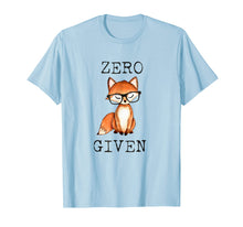 Load image into Gallery viewer, Zero Fox Given Funny Fox Shirt With Hipster Nerd Glasses