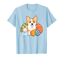 Load image into Gallery viewer, Easter Corgi T-Shirt Funny Bunny Happy Easter T-Shirt
