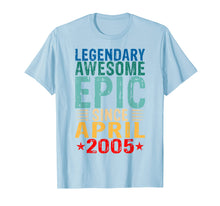 Load image into Gallery viewer, Legendary Awesome Epic Since April 2005 14 Years Old T Shirt
