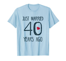 Load image into Gallery viewer, 40th Wedding Anniversary T-Shirt - Funny Gifts For Couples
