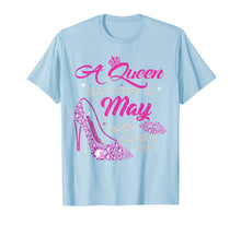Load image into Gallery viewer, A Queen Was Born In May Shirt Happy Birthday Taurus Gemini T-Shirt
