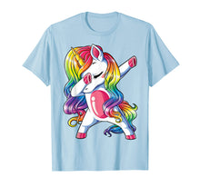 Load image into Gallery viewer, Dabbing Unicorn T shirt Girls Kids Women Rainbow Unicorns