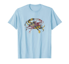 Load image into Gallery viewer, Maryland TShirt Co. Crab State Flag T-shirt MD