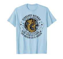 Load image into Gallery viewer, February woman the soulf of a Mermaid Tshirt for Black Women