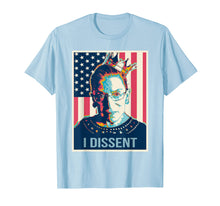 Load image into Gallery viewer, Notorious RBG I Dissent tshirt American Flag