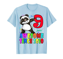 Load image into Gallery viewer, Born In 2010 9th Birthday Shirt Girl Boy Dabbing Panda Bday