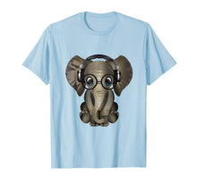 Load image into Gallery viewer, Baby Elephant DJ Wearing Headphones & Glasses Gift Shirt