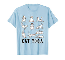 Load image into Gallery viewer, Fun Cat Yoga Gift T Shirt, Cute Family Gift, Lt