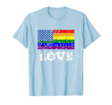 Load image into Gallery viewer, Love LGBT Rainbow Flag T-Shirt