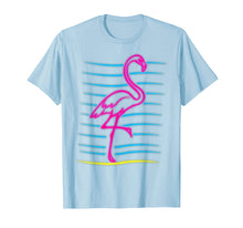 Load image into Gallery viewer, 80's Retro Pink Flamingo Bird Shirt | Bird Lover Gift
