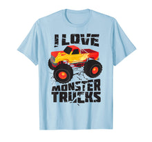 Load image into Gallery viewer, I Love Monster Trucks | Cute Bigfoot Trucks T-shirt Gift