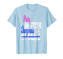 Load image into Gallery viewer, Pretty In Pink Dangerous In Blue Womens Police Officer Shirt