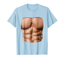 Load image into Gallery viewer, Mens Fake Muscle Under Clothes Shirt Chest Six Pack Abs T-Shirt
