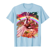 Load image into Gallery viewer, Laser Eyes Outer Space Cat Riding Dragon T-Shirt
