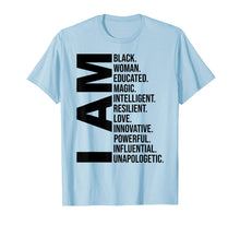 Load image into Gallery viewer, I Am Black Woman Black History Month Educated Black Girl T-Shirt-239261