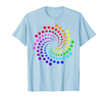 Load image into Gallery viewer, Dot Day Shirt Kids, Rainbow Polka Dot Spiral