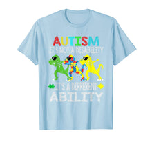 Load image into Gallery viewer, It's Not A Disability Ability Autism Dinosaur Dabbing Gift T-Shirt-52743