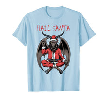 Load image into Gallery viewer, Christmas Hail Santa Satanism Goat Baphomet Atheist Satan T-Shirt