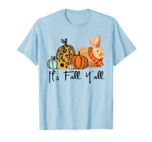 Load image into Gallery viewer, It's Fall Y'all Bunny Leopard Pumpkin T-Shirt