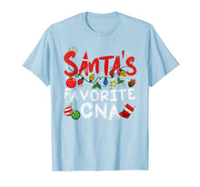 Load image into Gallery viewer, Santa's Favorite CNA Christmas Lights Xmas Gift T-Shirt