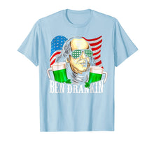 Load image into Gallery viewer, Ben Drankin Lover Drinking Green Beer St Patrick's Day Gift T-Shirt-255481