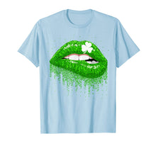 Load image into Gallery viewer, Green Lips Biting Sexy Irish Costume Shirt St Patricks Day T-Shirt-97847