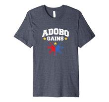 Load image into Gallery viewer, Adobo Gains Filipino Flag Shirt | Pinoy Philippines T Shirt