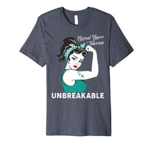 Load image into Gallery viewer, Cervical Cancer - Warrior Unbreakable - T-Shirt for Women