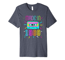 Load image into Gallery viewer, Made In 1989 Birthday Shirt Retro Vintage 80s Costume