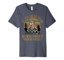 Load image into Gallery viewer, Distressed Sloth Chess Team Funny Slow Chess Players gift Premium T-Shirt