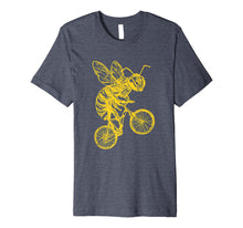 Load image into Gallery viewer, SEEMBO Bee On A Bicycle T-Shirt Funny Cycling Bike Gift