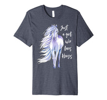 Load image into Gallery viewer, Just A Girl Who Loves Horses Shirt Horse Riding Women Gifts
